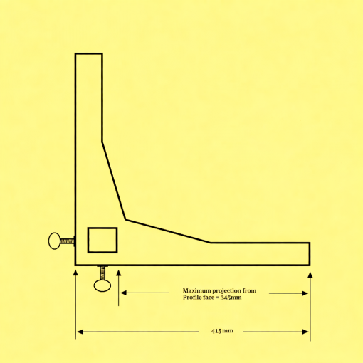 BLOCKDOLLY Extensions for 1 pair.  Kit comprises 4 Extensions and all Fixings - 150mm, 200mm & 250mm Image 3