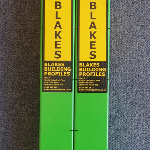 Blakes Ultimate 2″ x 2″ Box Profiles Double Gauged Green Edition 2.0m Long (1 Pair) Image 2