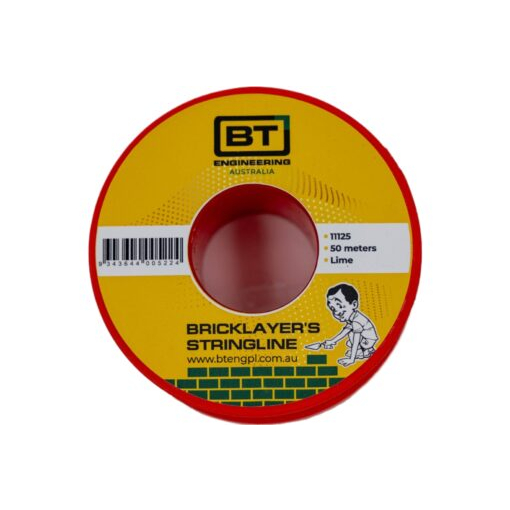 BT Engineering Builders String Line 50m Fluorescent Lime Image 1