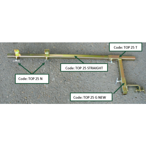 BT Top Clamp T Slider 150mm Cavity Z&Yellow Image 6